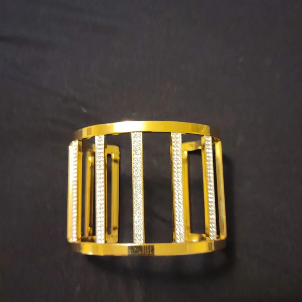 Michael Kors Rhinestone Cuff Bracelet Pristine Co… - image 3